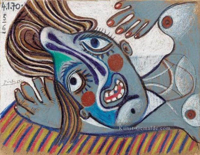 Bust of Woman 3 1970 cubism Pablo Picasso Ölgemälde